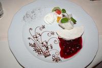 Nachtisch am ersten Abend