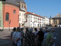 kleiner Marktplatz in Krakau