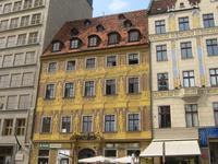 Häuserfront in Breslau