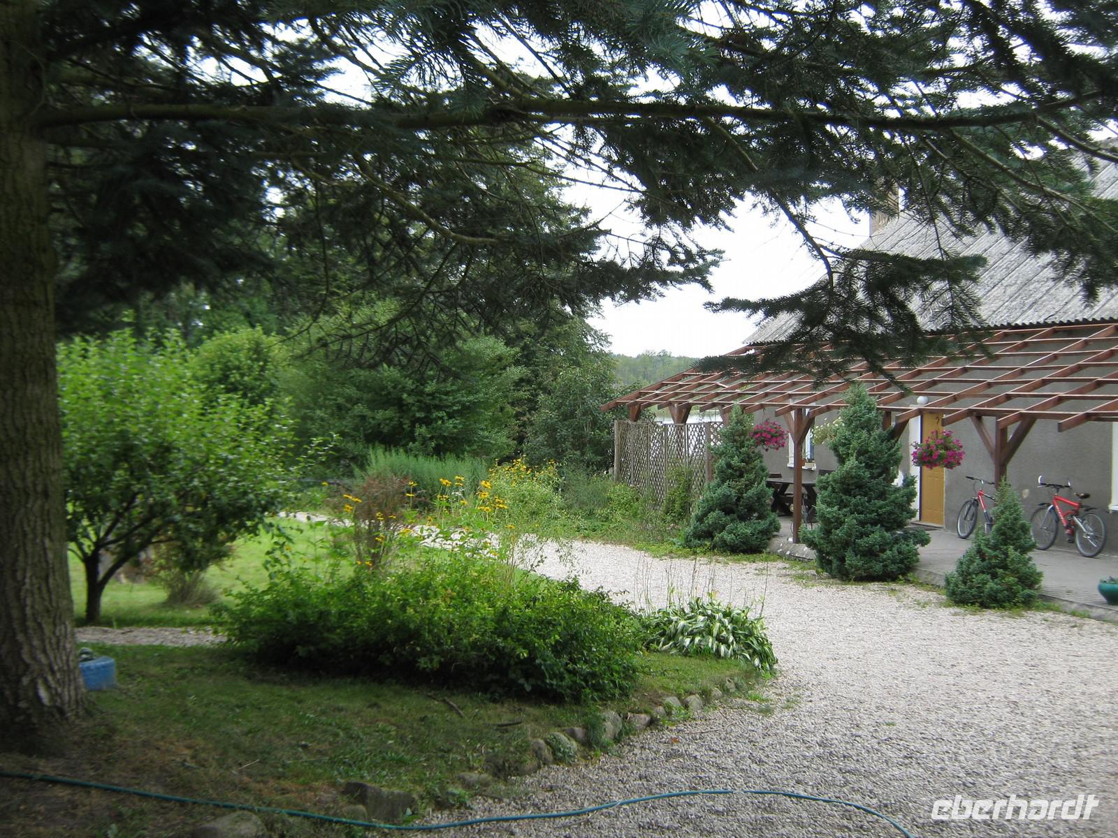 Wunderschön angelegtes Grundstück - oft zu finden in den Masuren