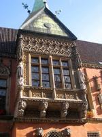 Breslau, neogotisches Fenster am Rathaus