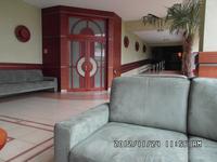 Weg zum Restaurant im Unitral