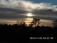 Sonnenuntergang in Milno