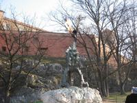 Krakau - Feuerspukender Drache