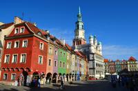 153 Posen (Poznan), Hauptmarkt mit Rathaus