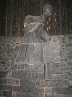 2.Tag Wieliczka   Kopernikus Statue im Salzbergwerk