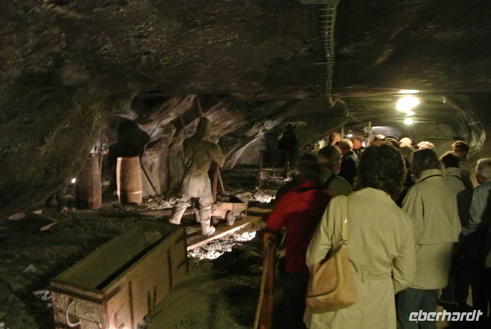 Information über die Arbeit der Bergleute