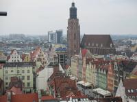 Blick über den Rynek zur Elisabethkirche 