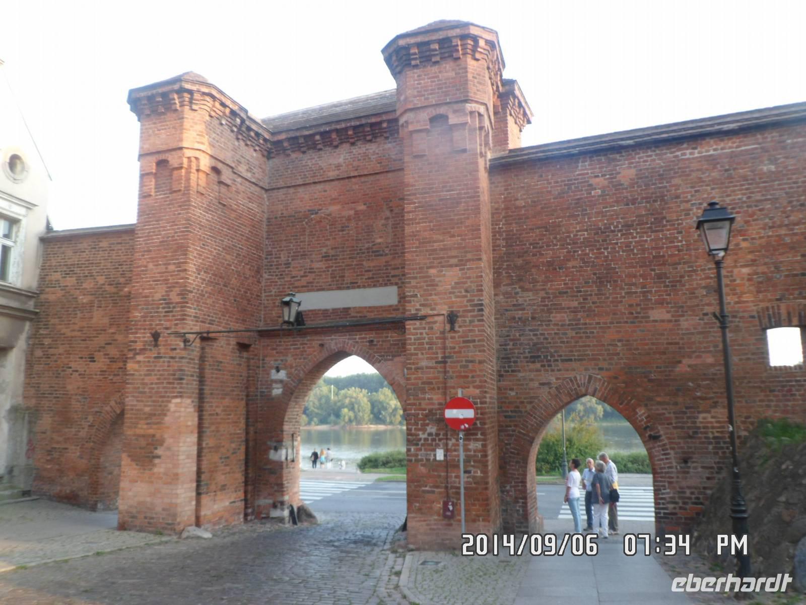 Radreise Masuren Sept. 2014 007/Stadtmauer von Thorn-Weichsel