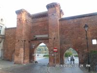 Radreise Masuren Sept. 2014 007/Stadtmauer von Thorn-Weichsel