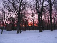 Mörgenröte über Krokowa