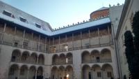 Der Innenhof des Wawelschlosses zu Krakau
