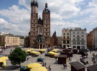 Die doppeltürmige Marienkirche von Krakau