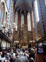 Der Veit Stoß Altar wird im Moment geöffnet