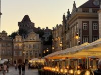 Abendstimmung am Ring mit Schloss