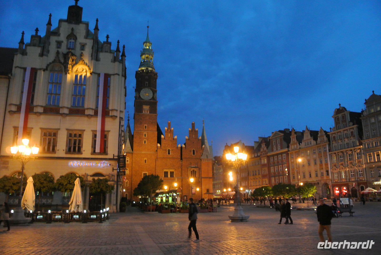 Abendstimmung in Breslau 