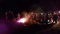 Abschlussabend am Lagerfeuer bei Glühwein und Gesang