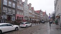 Alte Kaufmannshäuser, nach Originalplänen neu errichtet und gut erhalten, in Danzig