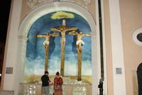 An der Franziskanerkirche beim Hotel