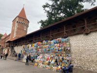 Bildermarkt an der Stadtmauer