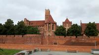 Blick auf die Marienburg, die größte aus Backstein errichtete Burgenanlage