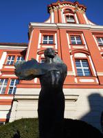 Denkmal im Innenhof des Ossolineums Breslau
