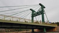 Dzwirzyno, die Brücke am Hafen