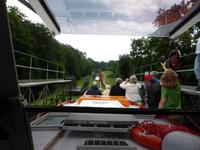 Fahrt auf dem Oberlandkanal