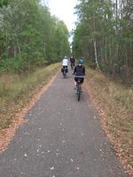 Fahrt mit den E-Bikes