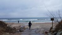 Gaski- Zugang zum Strand
