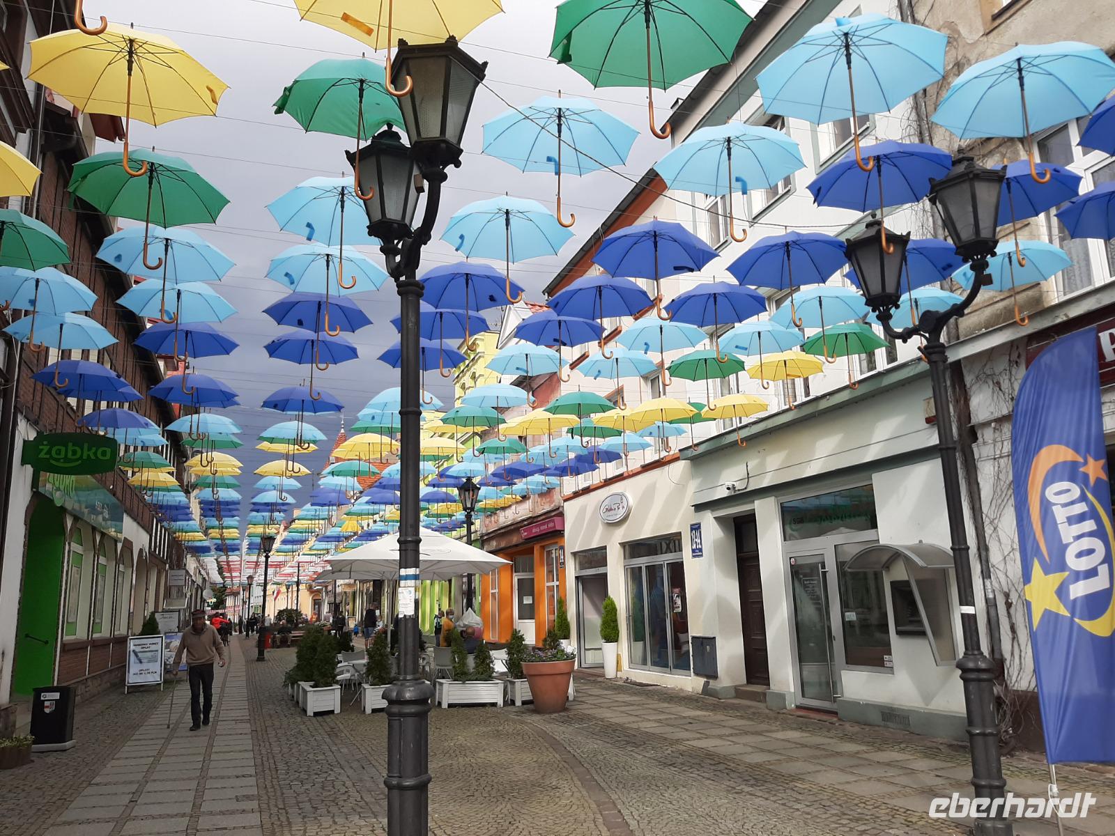 Gasse in Bad Polzin