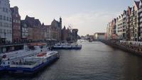 Hafen Danzig mit Krantor