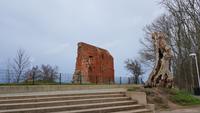 Hoff- Trzesacz, Ruine der Kirche an der Steilküste
