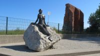 Meerjungfrau Denkmal in Hoff