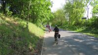 Radfahrt auf der polnischen Nehrung bei Mielno