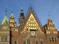 Schmuckgiebel an der Ostfassade des Alten Rathauses