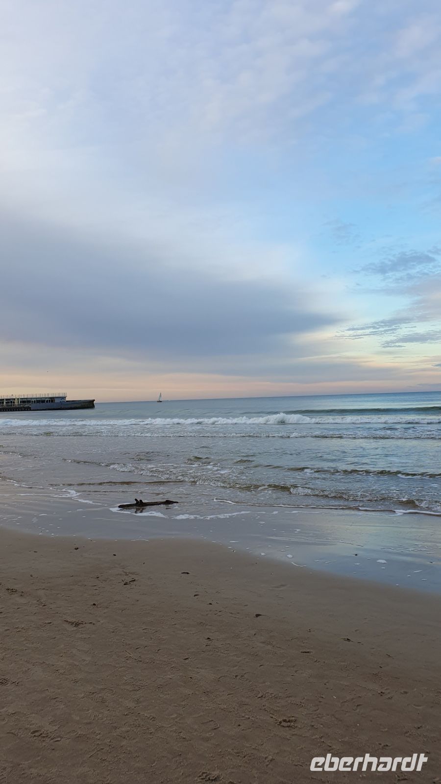 Seebrücke am Abend 