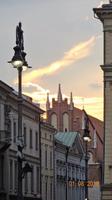 Sonnenuntergang in Krakau