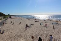 Spaziergang in Misdroy an der polnischen Ostsee