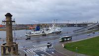 Stettin Blick von der Hakenterrasse