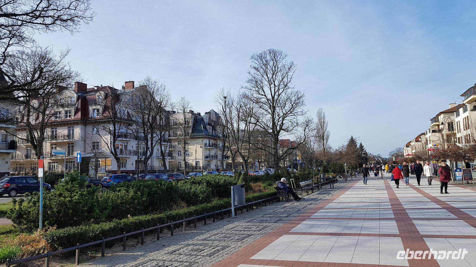 Swinemünde, Promenade