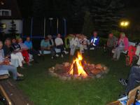 gemütlicher Abschied beim Lagerfeuer