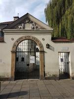 vor der Remuh- Synagoge in Kazimierz