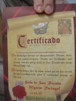 Zertivikat für Bratwurst