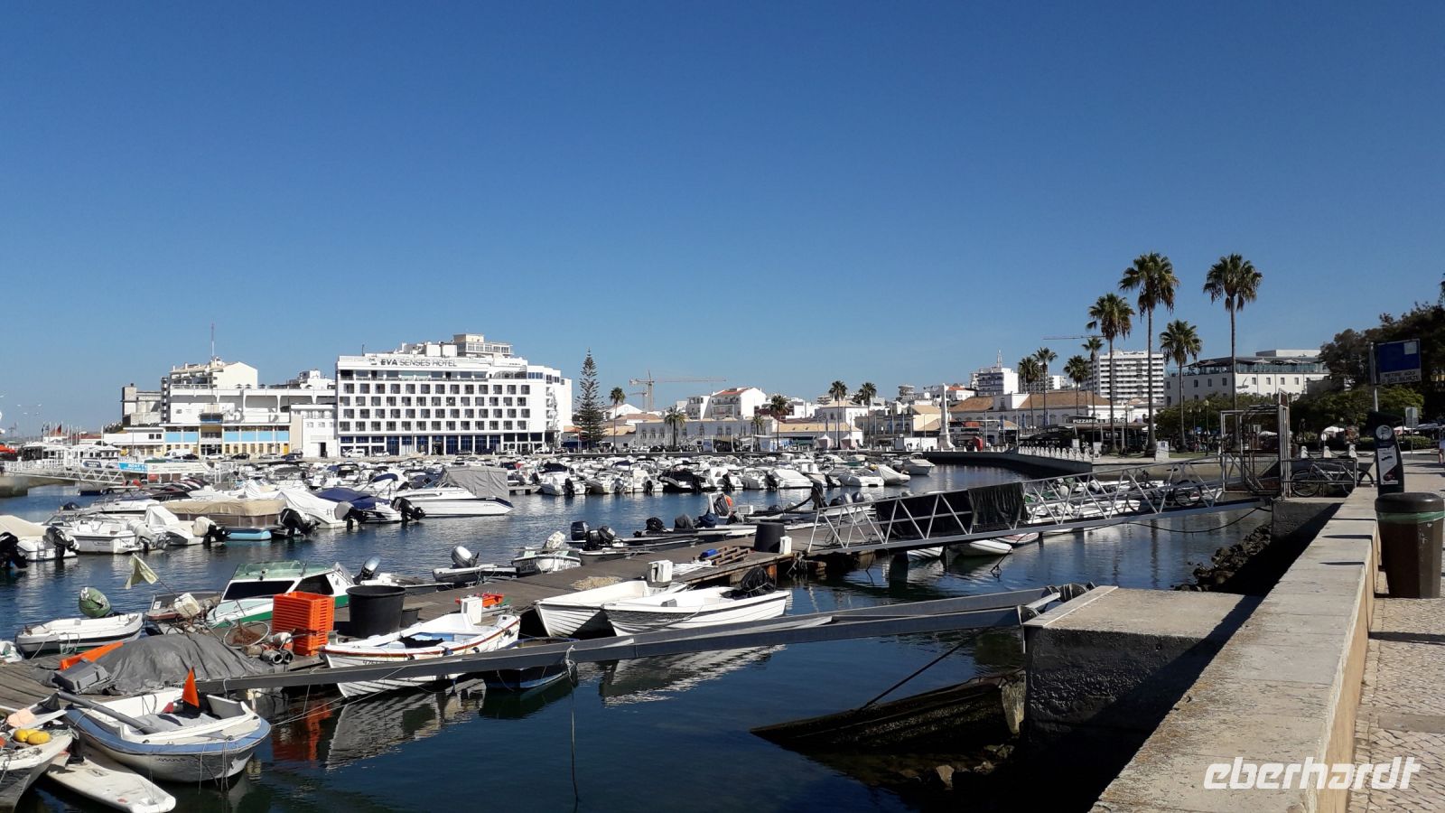Der Hafen von Faro