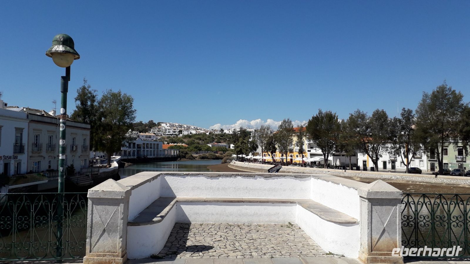 Der Fluss in Tavira, der Rio Gilão