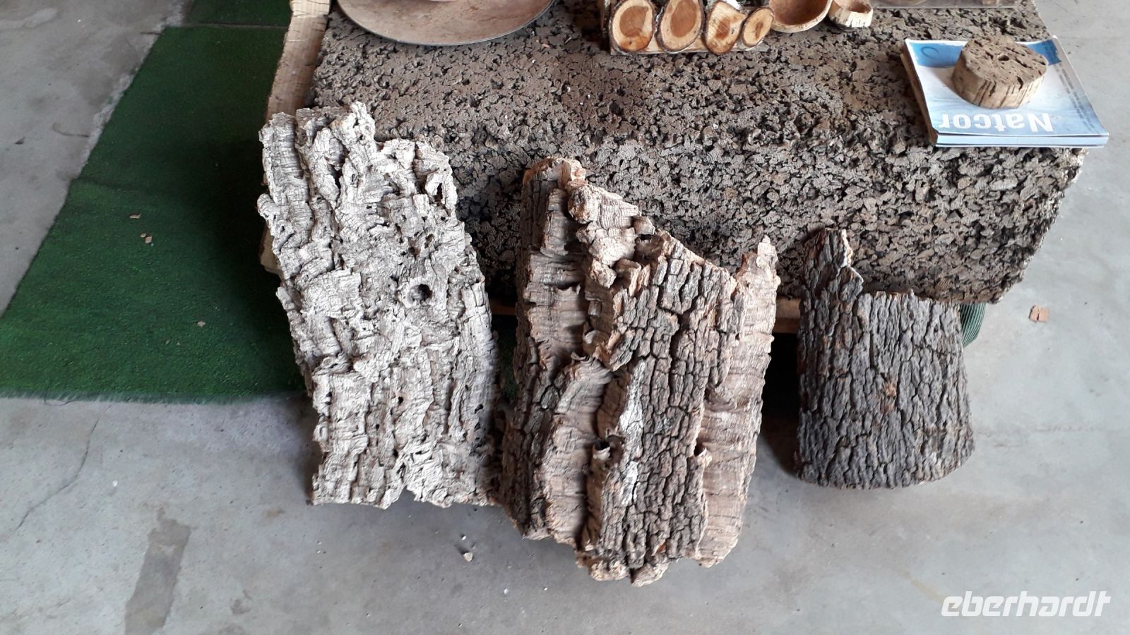 3 verschiedene Korkqualitäten