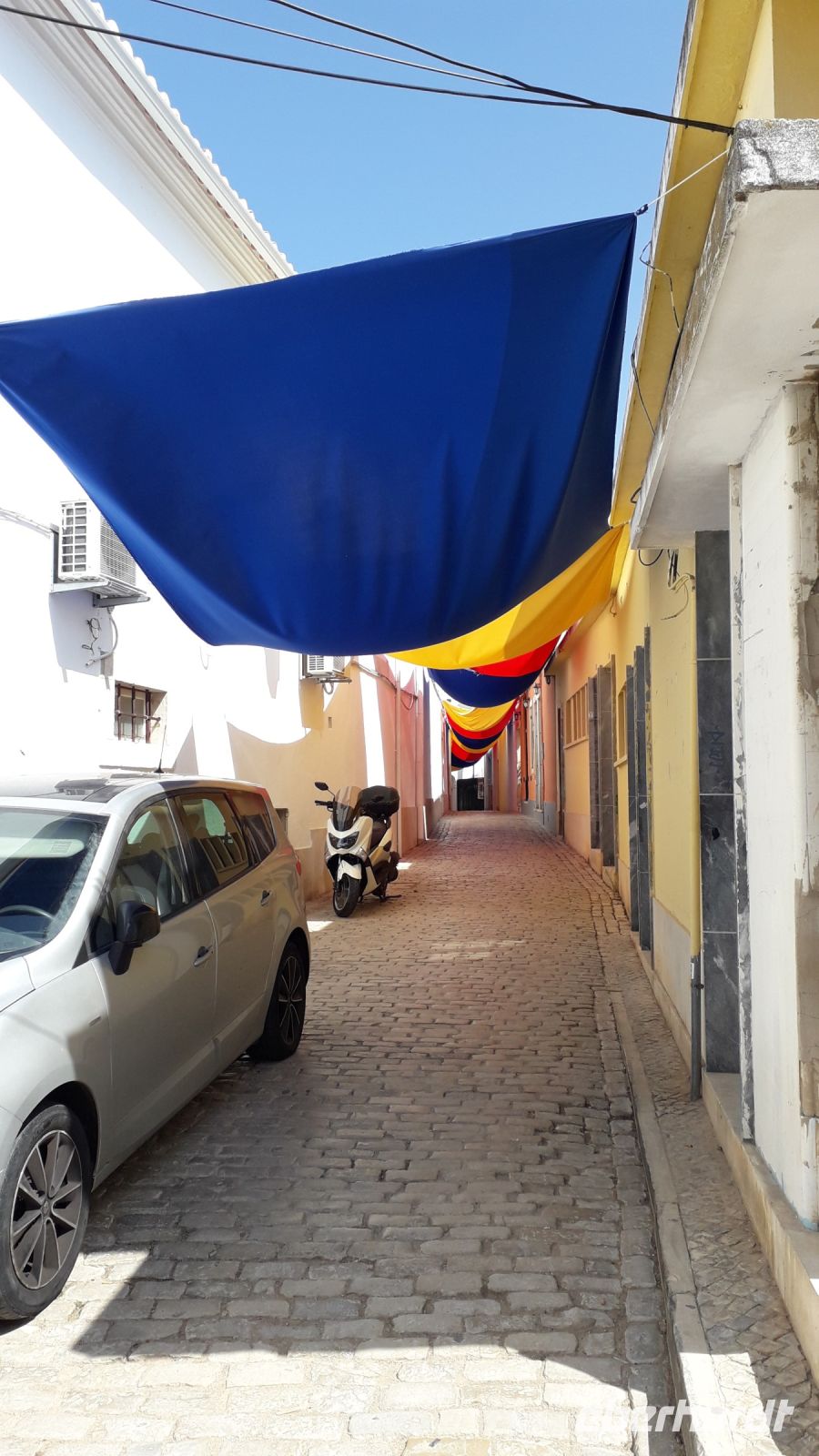 Die Straße in Loulé