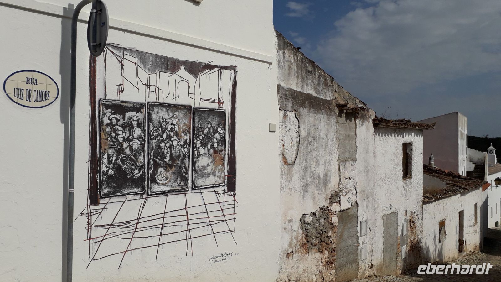 Wandbemalung in Alte