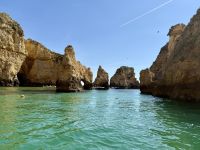 Bootsfahrt entlang der Küste, Algarve